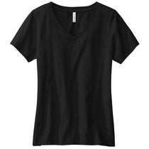 Volunteer Knitwear Women's Deep Black Daily V-Neck Tee