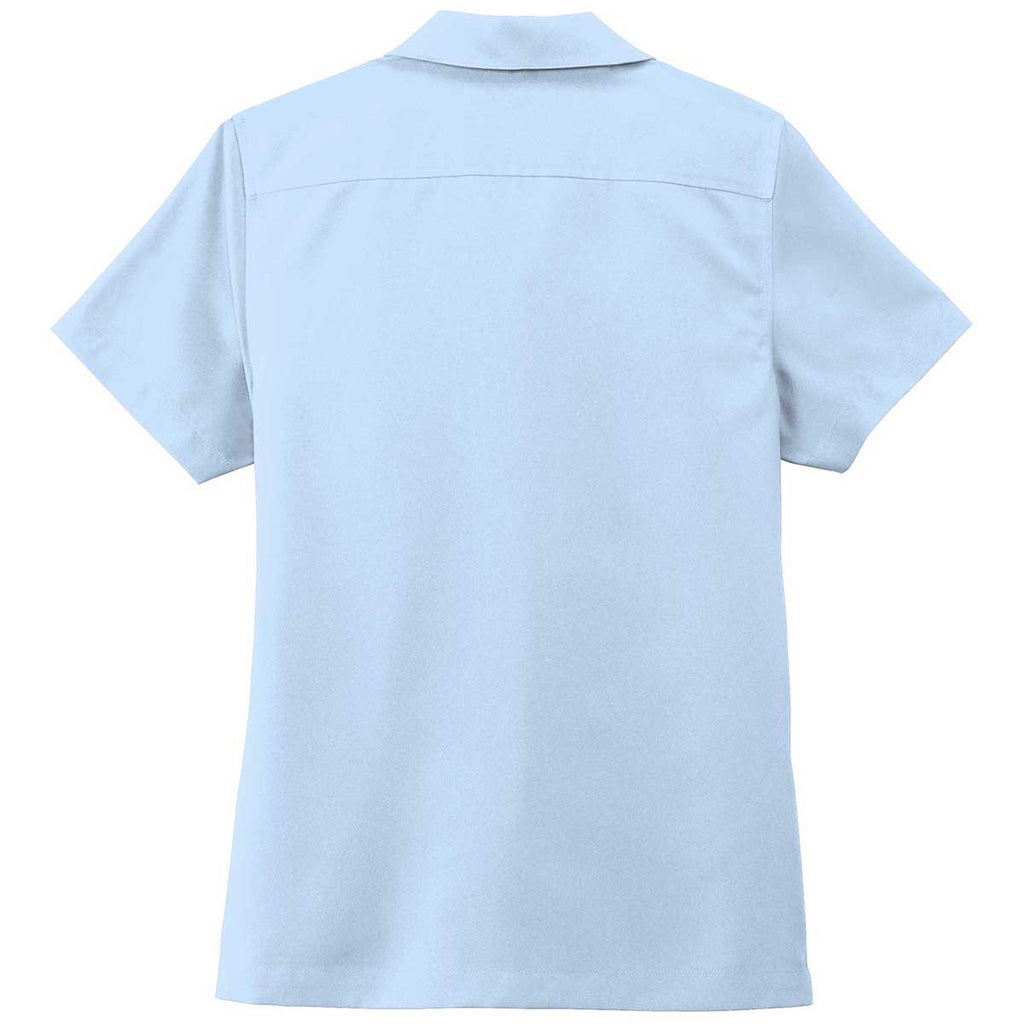 Port Authority Women's Cloud Blue Short Sleeve Performance Staff Shirt