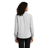 Port Authority Women's Silver Long Sleeve Performance Staff Shirt