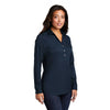 Port Authority Women's River Blue Navy City Stretch Tunic