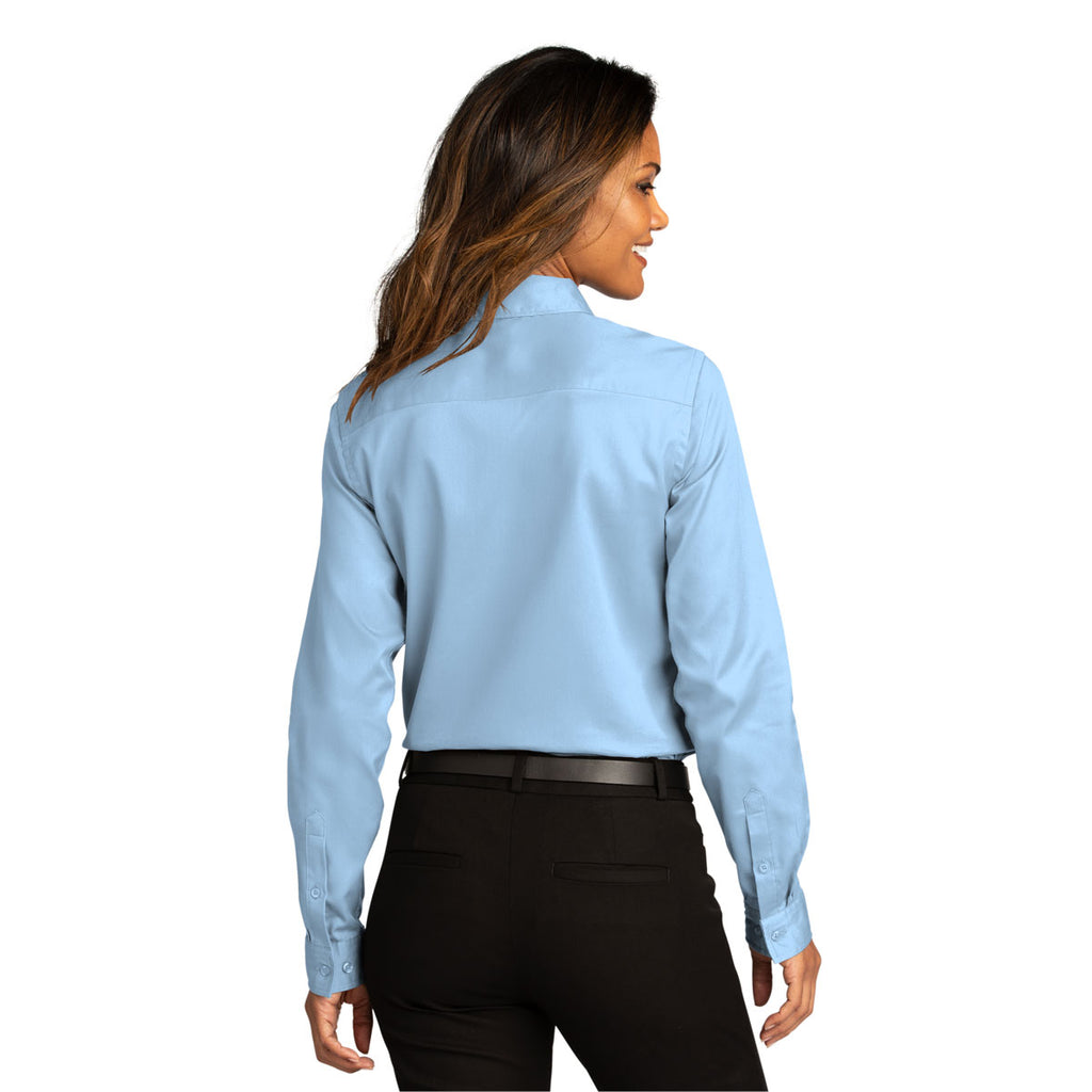 Port Authority Women's Cloud Blue Long Sleeve SuperPro React