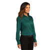 Port Authority Women's Marine Green Long Sleeve SuperPro React