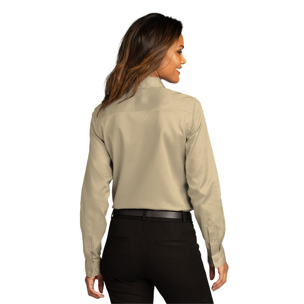 Port Authority Women's Wheat Long Sleeve SuperPro React