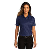 Port Authority Women's True Navy Short Sleeve SuperPro React Twill Shirt