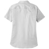 Port Authority Women's White Short Sleeve SuperPro React Twill Shirt