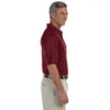 Harriton Men's Wine 6 oz. Ringspun Cotton Pique Short-Sleeve Polo