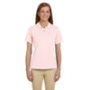 Harriton Women's Blush 6 oz. Ringspun Cotton Pique Short-Sleeve Polo