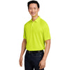 Harriton Men's Safety Yellow Charge Snag and Soil Protect Polo