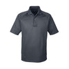 Harriton Men's Dark Charcoal Tactical Performance Polo