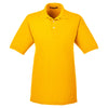 Harriton Men's Sunray Yellow 5.6 oz. Easy Blend Polo