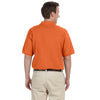 Harriton Men's Team Orange 5.6 oz. Easy Blend Polo