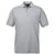 Harriton Men's Grey Heather 5.6 oz. Easy Blend Polo with Pocket