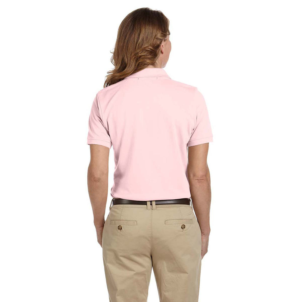 Harriton Women's Blush 5.6 oz. Easy Blend Polo