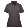 Harriton Women's Espresso 5.6 oz. Easy Blend Polo