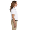 Harriton Women's White 5.6 oz. Easy Blend Polo