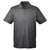 Harriton Men's Charcoal 4 oz. Polytech Polo