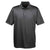 Harriton Men's Dark Charcoal Advantage IL Snap Placket Performance Polo