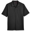 Harriton Men's Black Advantage Snag Protection Plus Polo