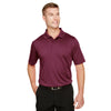 Harriton Men's Maroon Advantage Snag Protection Plus Polo