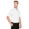 Harriton Men's White Advantage Snag Protection Plus Polo