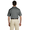 Harriton Men's Charcoal Micro-Pique Polo