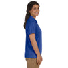 Harriton Women's True Royal Micro-Pique Polo