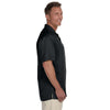 Harriton Men's Black Bahama Cord Camp Shirt