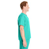 Harriton Men's Aqua Green Restore 4.9 oz. Scrub Top