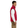 Harriton Men's Red 8 oz. Fleece Vest