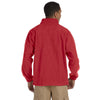 Harriton Men's Red 8 oz. Full-Zip Fleece