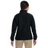 Harriton Women's Black 8 oz. Full-Zip Fleece