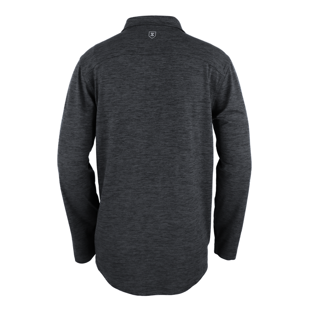 MerchPerks Zusa Men's Charcoal Heather Brisk Quarter Zip