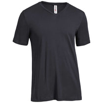 Expert Men's Black American Moca V-Neck Short Sleeve Tee