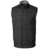 Cutter & Buck Men's Black Stealth Full Zip Vest