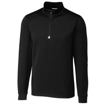 Cutter & Buck Men's Black DryTec Traverse Half-Zip
