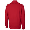 Cutter & Buck Men's Red DryTec Traverse Half-Zip