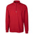 Cutter & Buck Men's Red DryTec Traverse Half-Zip