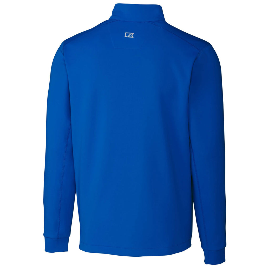 Cutter & Buck Men's Tour Blue DryTec Traverse Half-Zip