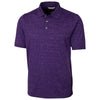 Cutter & Buck Men's Dark College Purple DryTec Advantage Space Dye Polo