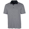 Cutter & Buck Men's Black Forge Polo Multi Strip