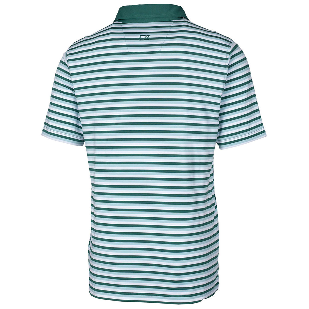 Cutter & Buck Men's Seaweed Forge Polo Multi Strip