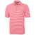 Cutter & Buck Men's Red Virtue Eco Pique Stripped Recycled Polo