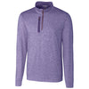 Cutter & Buck Men's College Purple Stealth Half Zip