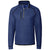 Cutter & Buck Men's Tour Blue Heather Mainsail Half Zip