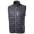 Cutter & Buck Men's Black Rainier PrimaLoft Eco Insulated Full Zip Printed Puffer Vest