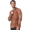 Glyder Men's Mocha Stone Dye Tahoe 1/4 Zip