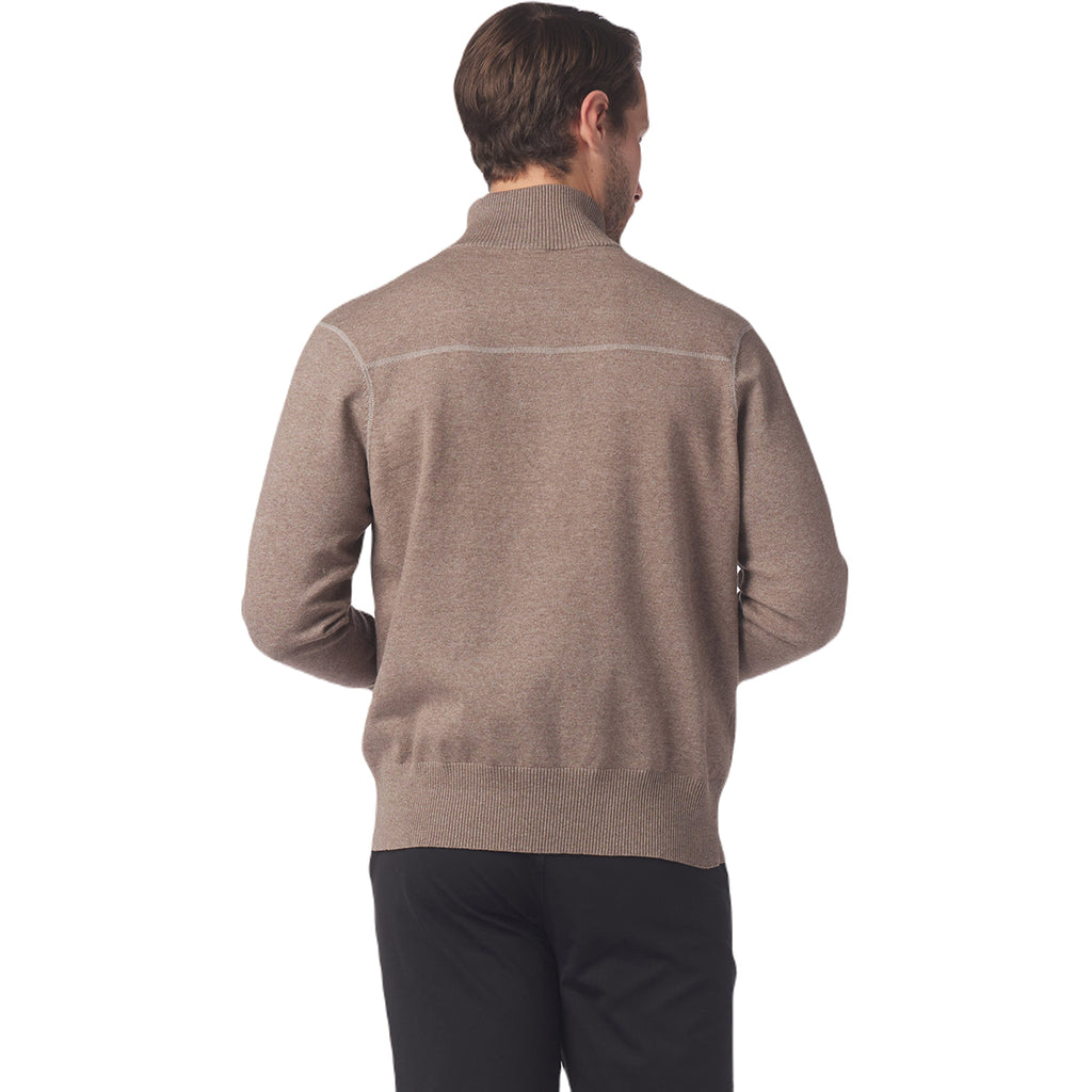 Glyder Men's Mocha Heather Ace 1/4 Zip