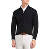 Peter Millar Men's Black Crown Comfort Cashmere-Silk Quarter Zip