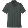 Mercer+Mettle Men's Anchor Grey Stretch Heavyweight Pique Polo