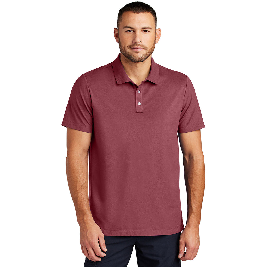 Mercer+Mettle Men's Rosewood Stretch Pique Polo